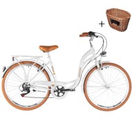 KENZEL Gradski bicikl Bellissima Royal, 26", bijela